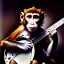 Placeholder: monkey playing a banjo