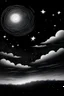 Placeholder: draw a night sky