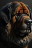 Placeholder: tibetan mastiff , hyper realistic style, 3d