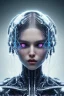 Placeholder: cyberpunk, head, women, portrai, cry, tears, tron, cyborg, robot, cyborg, white hair, seven , perfekt, real, dream, hr giger