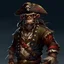 Placeholder: Pirate Human-Monkeyman DnD Digital Art