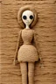 Placeholder: burlap doll