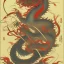 Placeholder: Ukiyo-e style art, dragon,