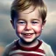 Placeholder: Brad Pitt toddler, smile, full body, hyper realistic