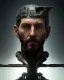 Placeholder: "cyborg, mysterious male, bird, full-scale head and shoulders portrait, 8k resolution concept art portrait by Greg Rutkowski, Artgerm, WLOP, Alphonse Mucha dynamic lighting hyperdetailed intricately detailed Splash art trending on Artstation triadic colors Unreal Engine 5 volumetric lighting Splash art fantasy"