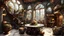 Placeholder: Marble steampunk nest, fantastic view, ultra-detailed John William Waterhouse, Inside a cute fairytale house, with mushroom chairs, flower pots everywhere, giant objects and furniture everywhere by alejandro burdisio, aleksi briclot, antonio j manzanedo, bastien lecouffe deharme, Clint Cearley, guweiz, huang guangjian, klaus wittmann, mark brooks, raymond swanland, todd lockwood, intricate, highly detailed, fantasy, artstation, pastel colours