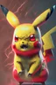 Placeholder: Pikachu vermelho 4k