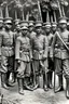 Placeholder: army of distopian victorian soldiers african