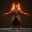 Placeholder: franz frazetta style, old wizard casting fireball, diablo like