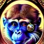 Placeholder: An ultra hd detailed painting of Disney Portrait of monky chilling out by android jones, earnst haeckel, james jean. behance contest winner, generative art, baroque, intricate patterns, fractalism, movie still, photorealistic