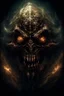 Placeholder: skinwalker hell, dark design, weird unrecognizable face
