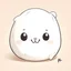 Placeholder: drawing of cute small mochi character