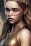 Placeholder: full portrait body, emilia clarke, maximum quality, maximum detailed, intricate viking clothes, colored makeup, 8k, light effetc, fog, particles,