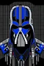 Placeholder: punisher sku;; darth vadr in the style of Hiroshi Nagai