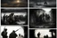 Placeholder: Masterpiece1:5)(Fineart), (award-winning:1.5), highest quality, (ultra realism:1.5) war journalism(,(by Tim Page and Hoorst Faas:1.5)),(Eastern Ukraine:(panel one:the moment after a battle ends, horrors of war, wounded men),(2nd panel, cinematic shot of men sitting in trench with 1000 yard stare (focus on their eyes:1.5)),(the third panel shows troops tired but hyper alert), (the fourth panel shows the sky is filled with incessant, fire and smoke everywhere,)
