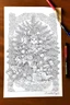 Placeholder: coloring page christmas style