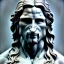 Placeholder: White Sculpture aragorn, full body, greek sculpture style, full body, fresco background, hyper realistic, 8k,