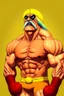 Placeholder: Hulk Hogan Professional wrestler catoon 2d