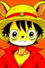 Placeholder: Luffy as a cat