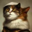 Placeholder: Portrait of a cat by Rembrandt.