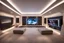 Placeholder: home cinema room with LED lighting in the walls make sure the room is completely symmetrical