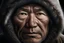 Placeholder: two man an ultra realistic portrait of a inuit man, extreme sharpness and lots of details