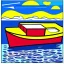 Placeholder: boat pop art