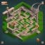 Placeholder: 3d isometric labyrinth