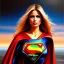 Placeholder: portrait of beautiful busty Supergirl painting by Brom , oil on canvas, cinematic composition, extreme detail,fit full head inside picture,8k