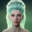 Placeholder: A portrait of a green crystalised ices queen, atmospheric, realistic, unreal engine, cinematic lighting, octane render.