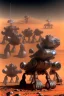 Placeholder: fractal robot horse herd on mars