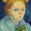 Placeholder: Portrait of a cat by Van Gogh