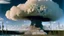 Placeholder: Siberia scenery,taiga forest, consisting of tall trees and dense vegetation, a mushroom-shaped cloud rises into the sky. The cloud is depicted as a massive column of smoke, dust, and debris, ascending vertically and spreading out at the top, forming a distinctive mushroom-like shape, a barren and desolate scene, with charred remnants of trees scattered across the scorched earth, high resolution photo 24K, high quality, ultraHD, cinematic lighting,