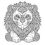 Placeholder: mandala baby lion, happy, cute animals, full view, realistic, coloring page, only draw lines, coloring book, clean line art, –no sketch, color, –ar 3:4, white background, minimalistic black lines, minimal black color, low level black colors, coloring page, avoid thick black colors, thin black line art, avoid colors, perfect shape, perfect clear lines,