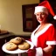 Placeholder: gorgeous, sultry Ms. Claus bringing me a plate of cookies