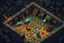 Placeholder: bitmap isometric labyrinth with monsters from d and d