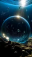 Placeholder: A bubble see from under the water