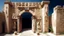 Placeholder: Large square Phoenician gate