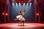 Placeholder: ballerian couple perform in a very luxury ballet stage with animating lights and background