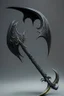 Placeholder: black big sharp scythe