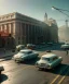 Placeholder: Scene, realistic image, a lot of people running and screaming, retro futuristic, Edward Hopper style, smooth, unreal engine 5, god lights, ray tracing, RTX, lumen lighting, ultra detail, volumetric lighting, 3d.