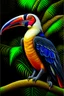 Placeholder: Hornbill bird full body, digital art, photo, illustration, digital painting,oil painting, smooth, sharp focus, highly detailed