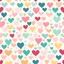 Placeholder: Seamless hearts digital paper