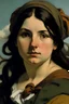 Placeholder: Courbet young woman