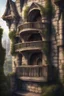 Placeholder: fantasy medieval balcony