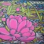 Placeholder: pink lotos mono botan, graffiti vangoh