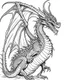 Placeholder: real dragon coloring page