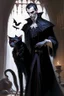 Placeholder: strahd con Zarovich marrying a human-sized black cat