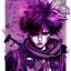 Placeholder: beautiful punk girl, hyper detailed, intricately detailed, illustration by <kilian eng> <Yoji Shinkawa>, purple tones,