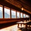 Placeholder: Mountain hut interior, five poeple eating, Austrian aesthetic, oil lamp, wooden floor, night time, 8k, HD, cinematography, photorealistic, Cinematic, Color Grading, Ultra-Wide Angle, Depth of Field, hyper-detailed, beautifully color-coded, insane details, intricate details, beautifully color graded, Cinematic, Color Grading, Editorial Photography, Depth of Field, DOF, White Balance, 32k, Super-Resolution, Megapixel, ProPhoto RGB, VR